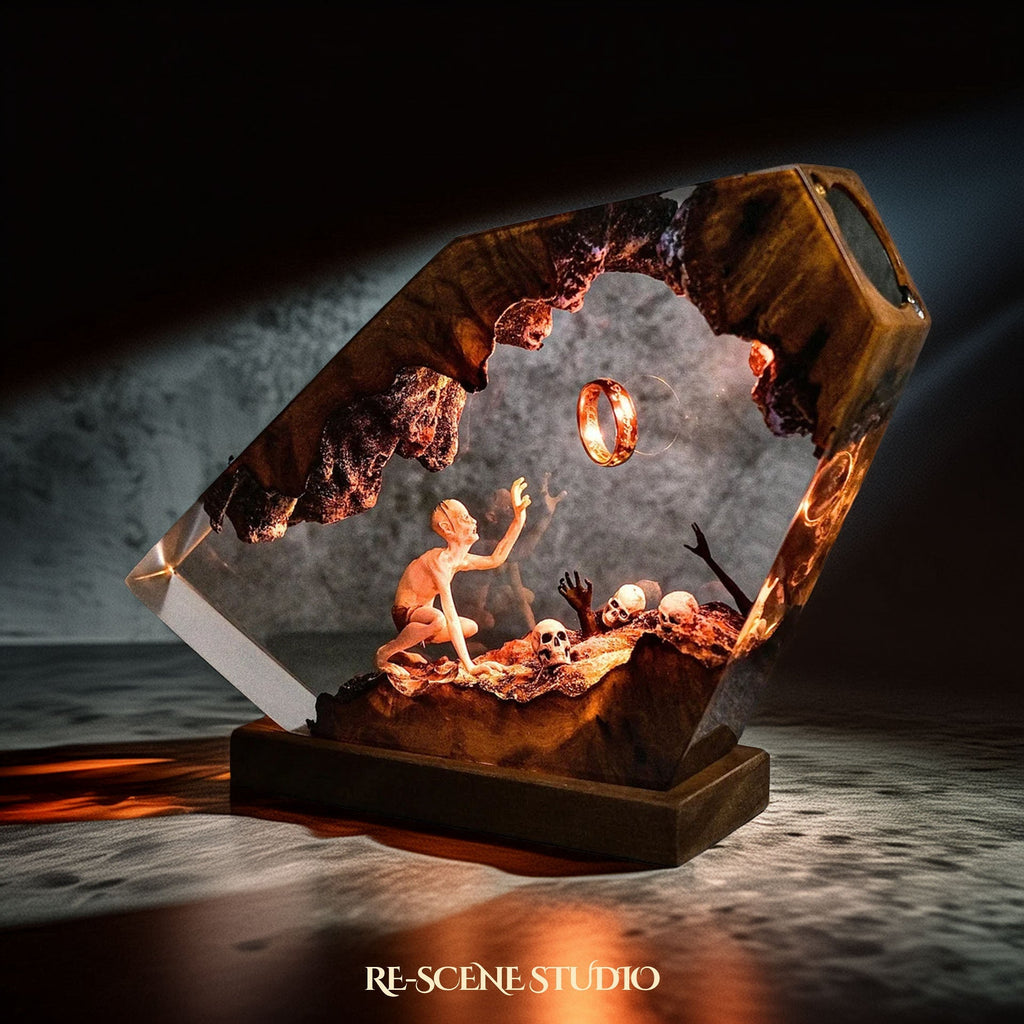 Gollum Resin Lamp, The Lord of the Rings — view 2
