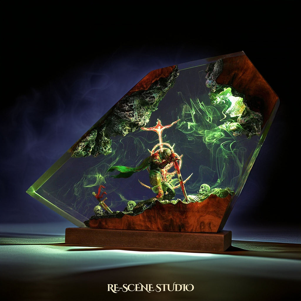 Maliketh the Black Blade Resin Lamp — view 2