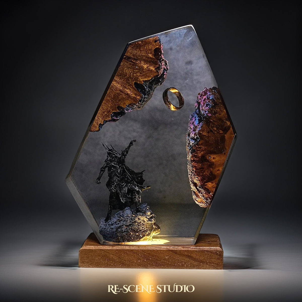 Sauron Hexagon Resin Lamp, The Lord of the Rings — view 2