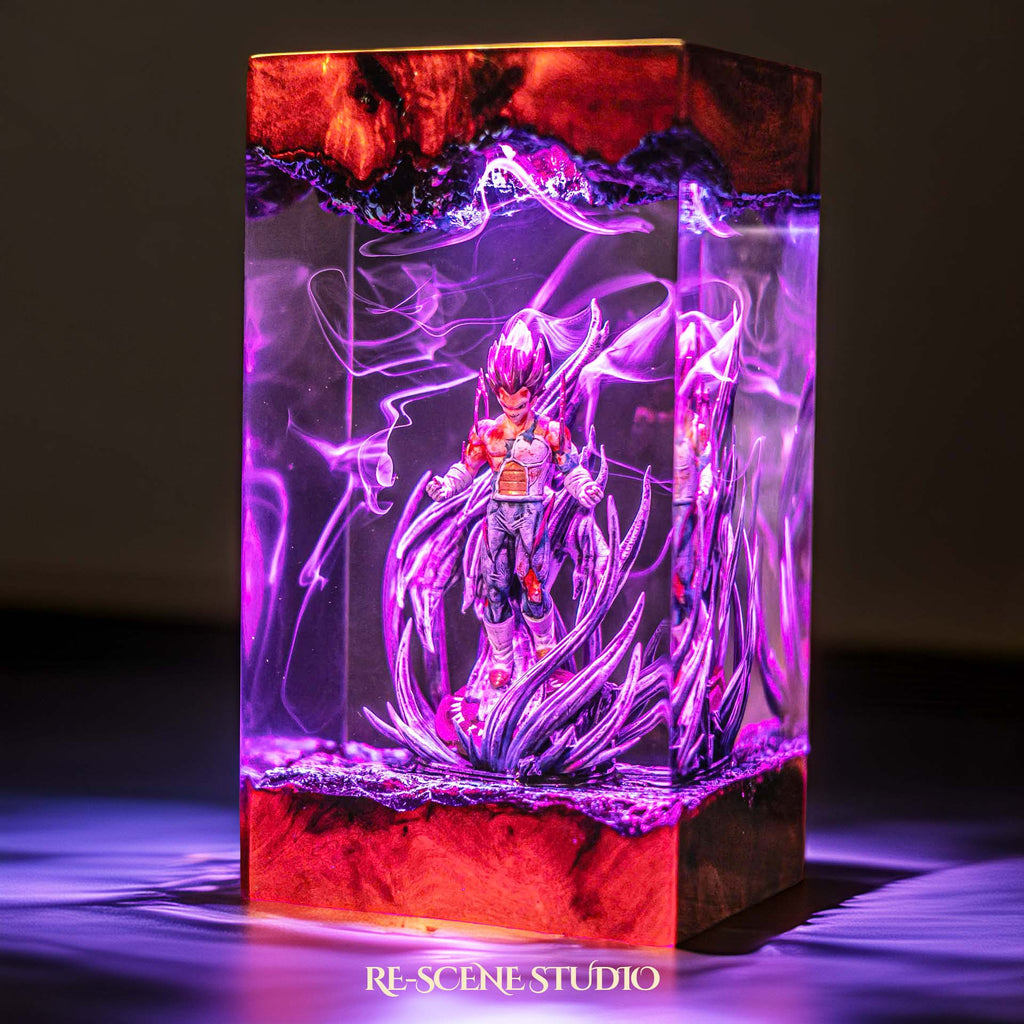 Vegeta Ultra Ego Resin Lamp V2 — view 2