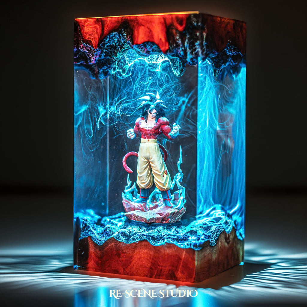 Goku Super Saiyan 4 Resin Lamp — view 3