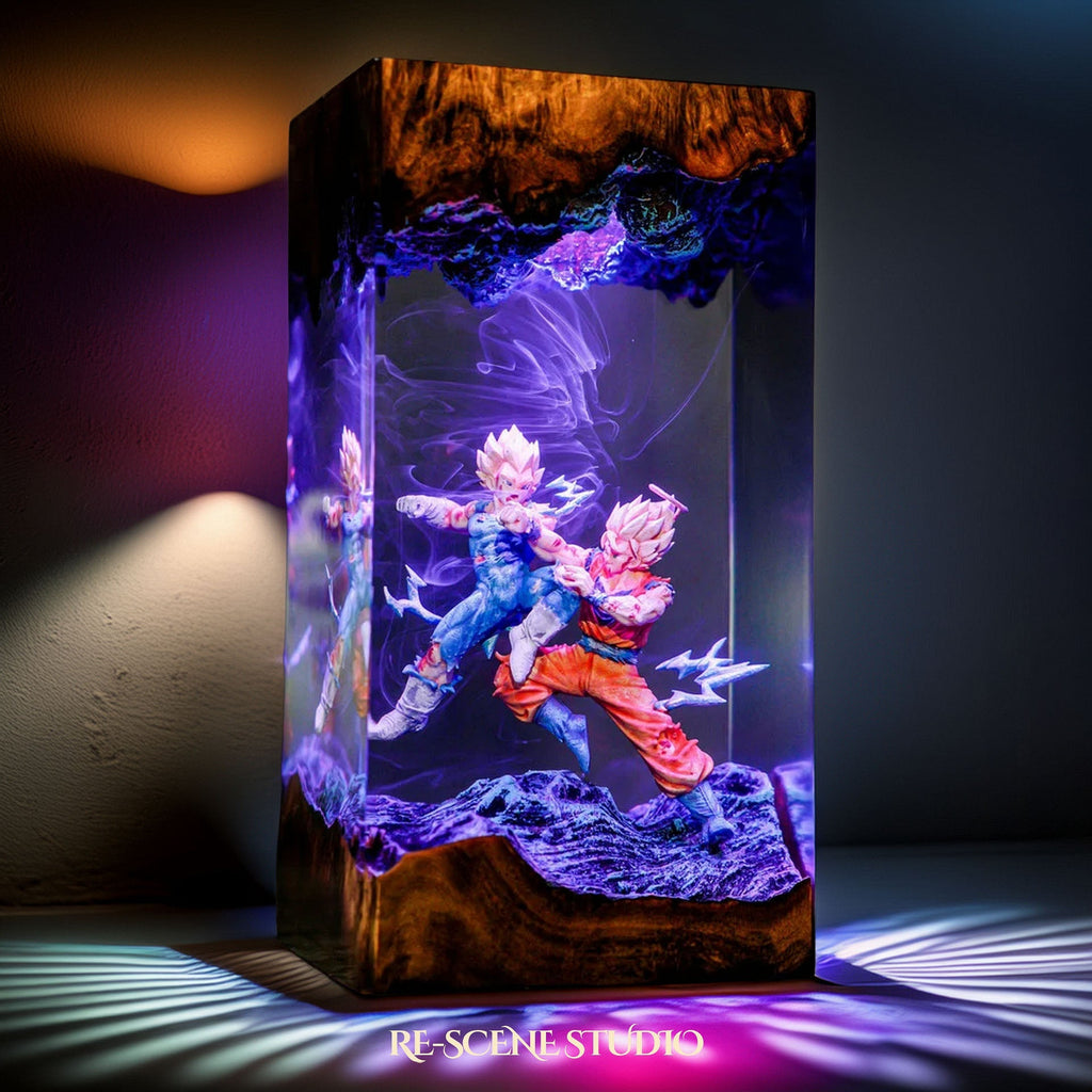 Goku vs Vegeta Resin Lamp V2 — view 8