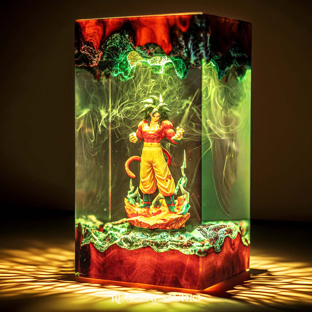 Goku Super Saiyan 4 Resin Lamp — view 4