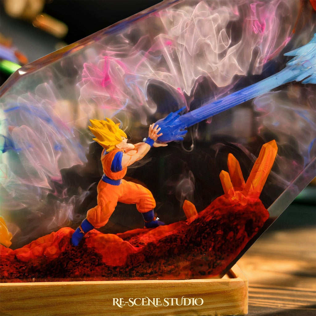 Goku Kamehameha Resin Lamp — view 4