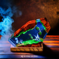 Dragon Castle Resin Epoxy Lamp