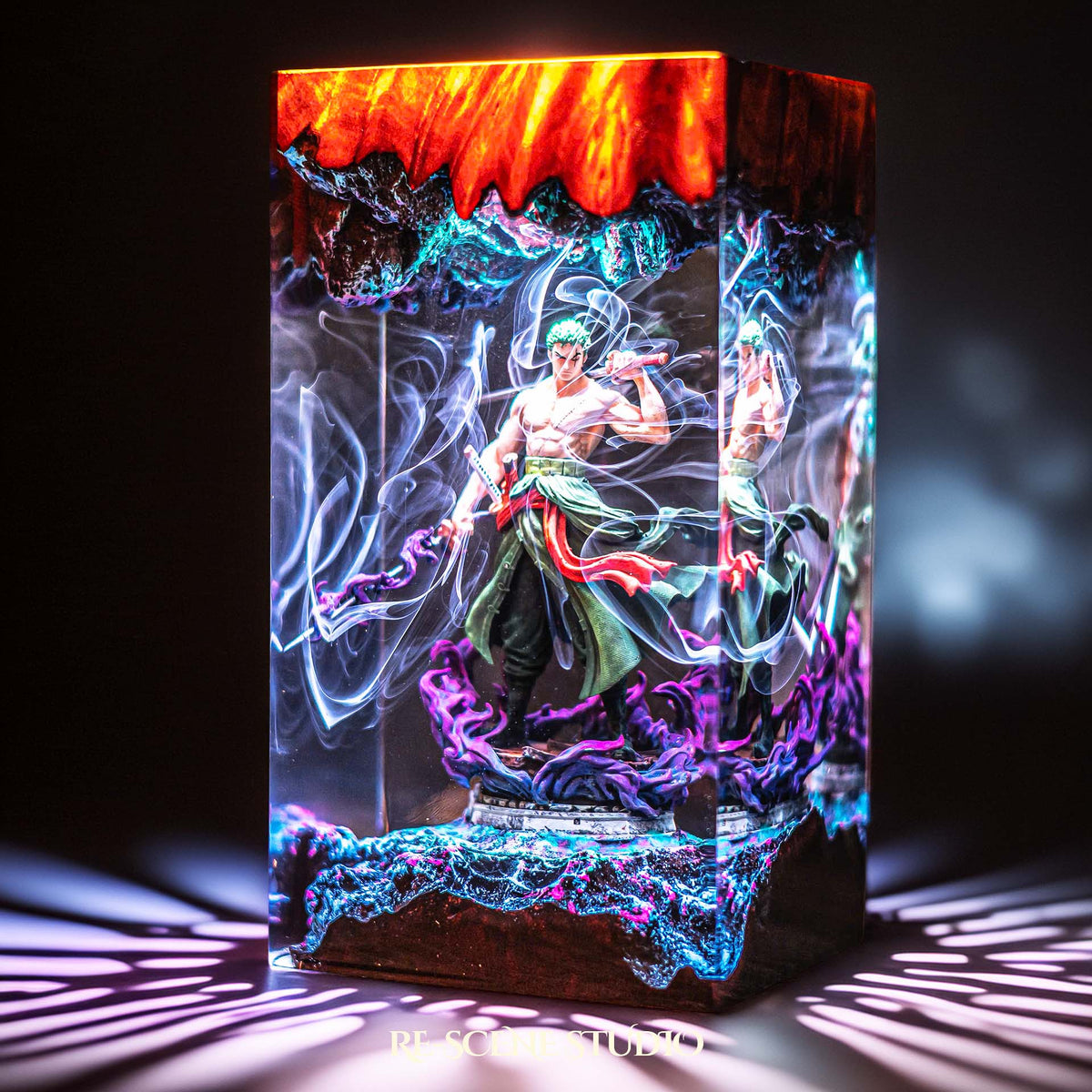 Roronoa Zoro Resin Lamp V3