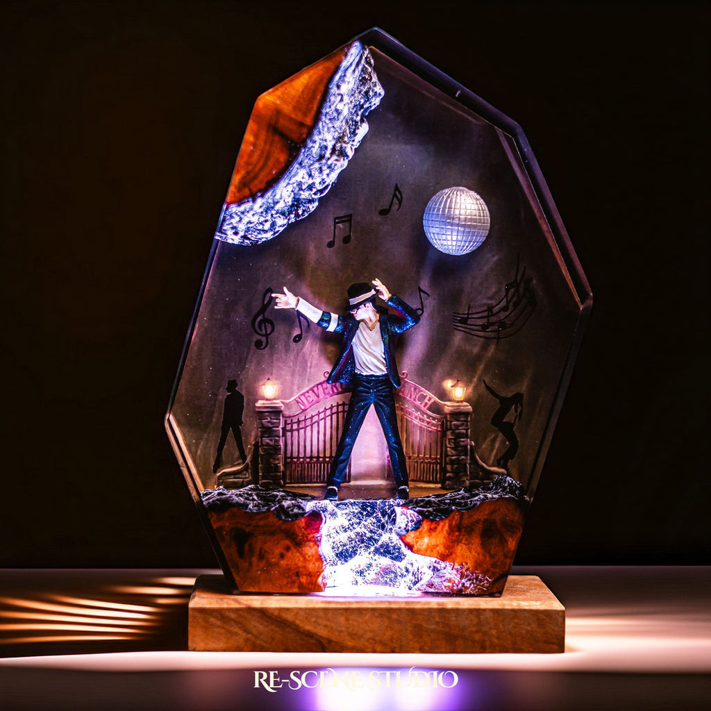 Michael Jackson Resin Lamp V3