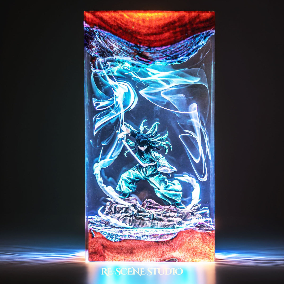 Muichiro Tokito Resin Lamp — view 3