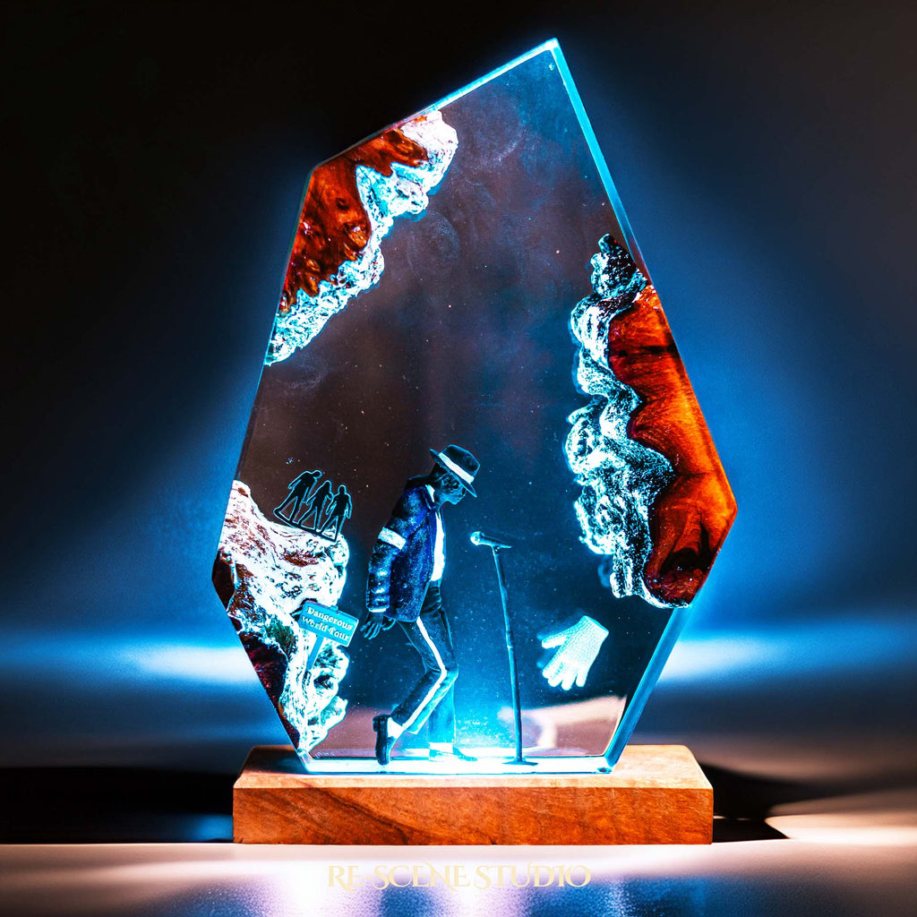 Michael Jackson Resin Lamp V1 — view 4