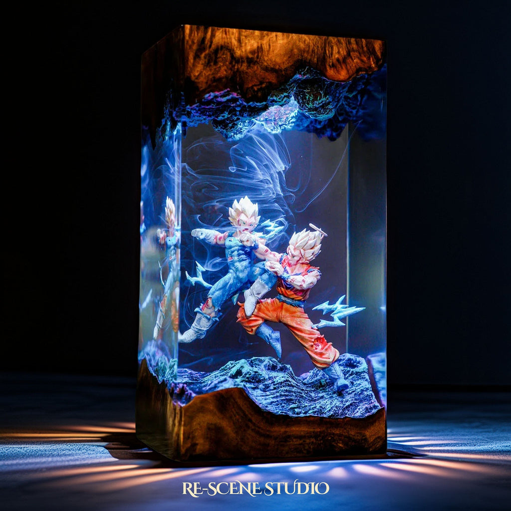 Goku vs Vegeta Resin Lamp V2 — view 6
