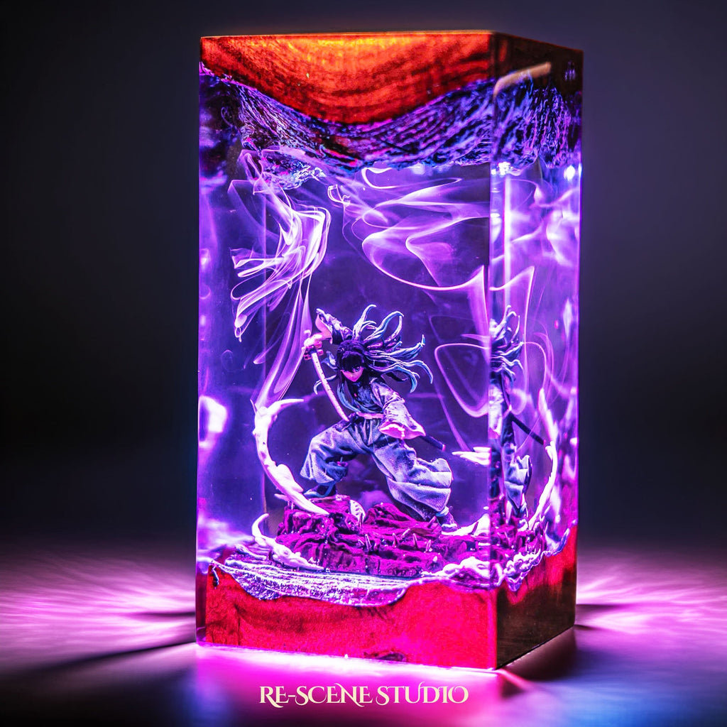 Muichiro Tokito Resin Lamp — view 4