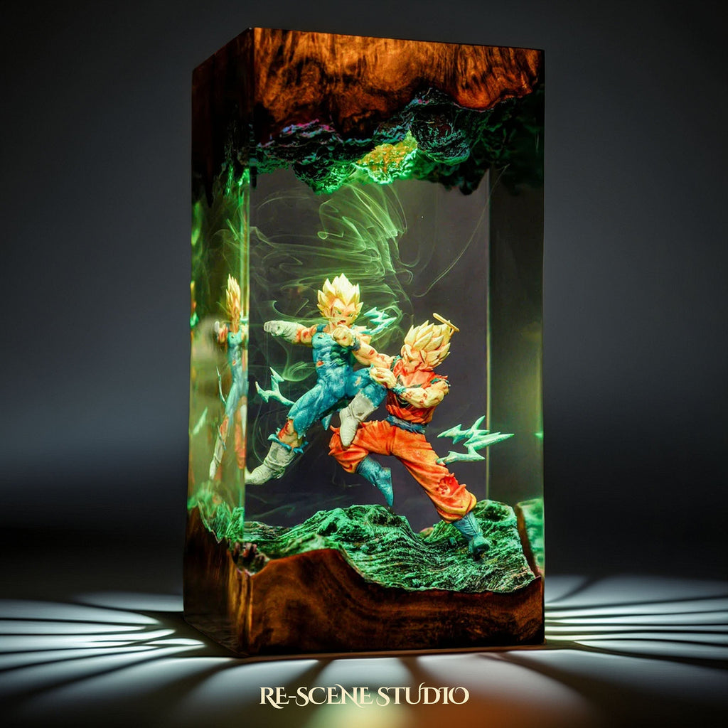 Goku vs Vegeta Resin Lamp V2 — view 7