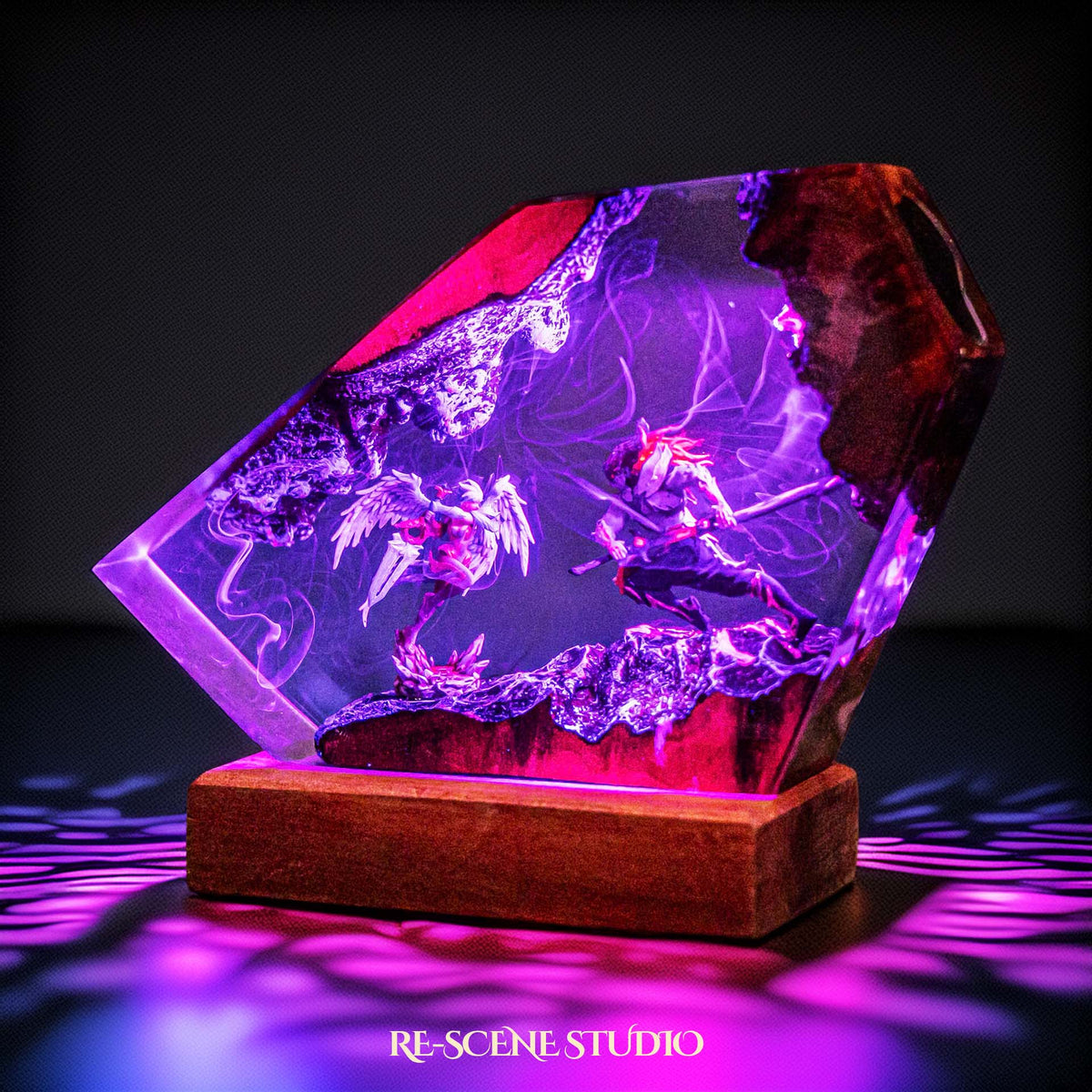 Riven vs Yasuo Resin Lamp — view 2