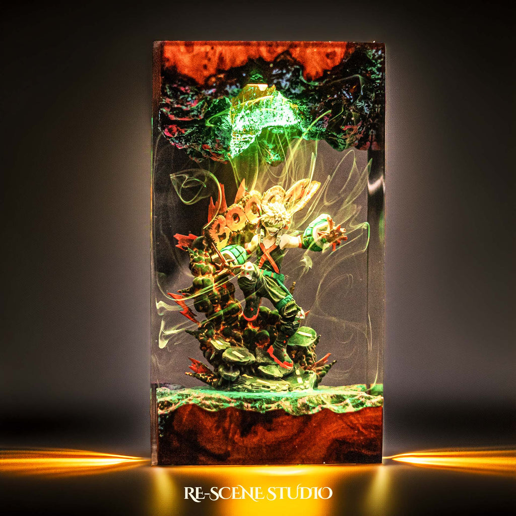 Bakugo Resin Lamp — view 4