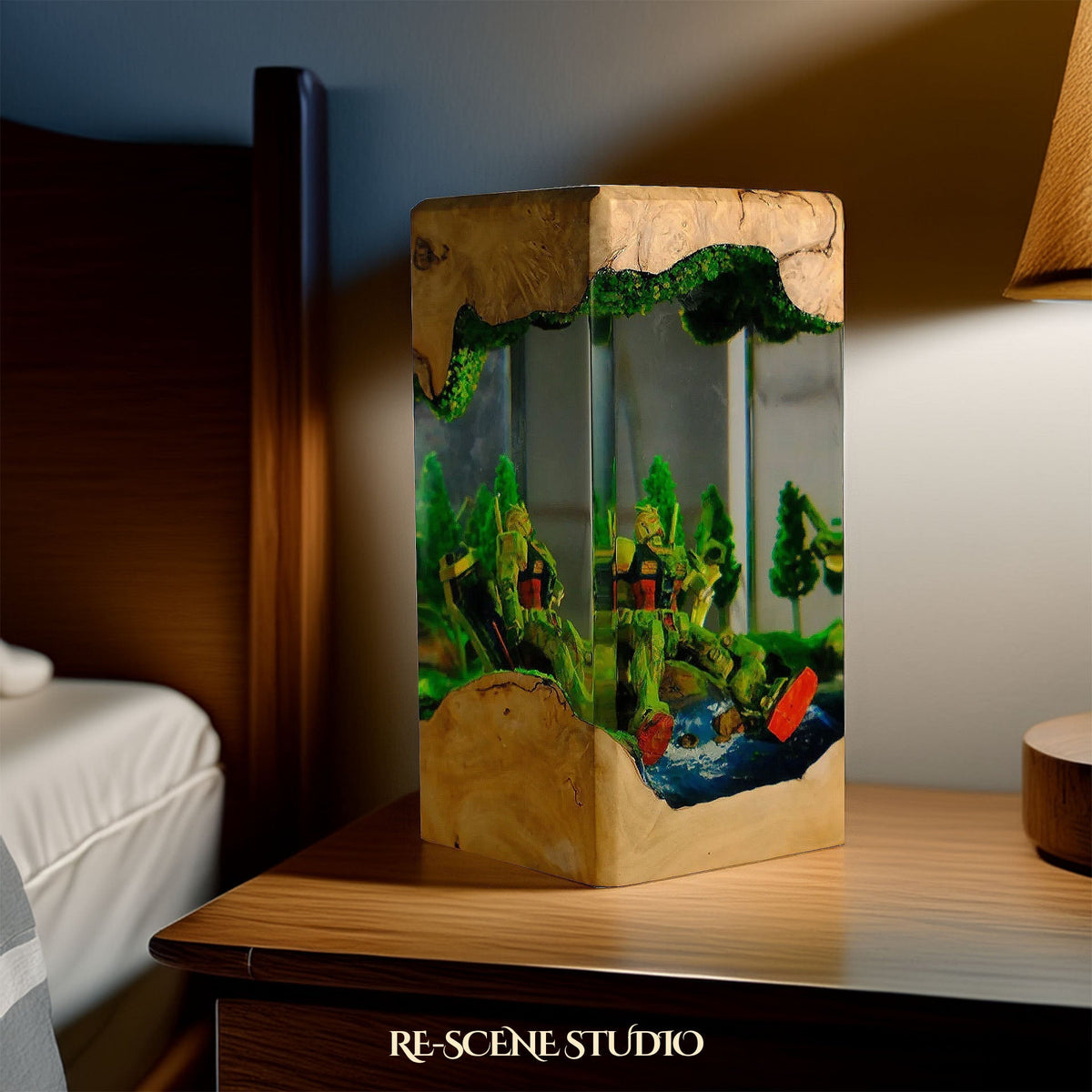 Gundam Aqua Resin Lamp — view 4
