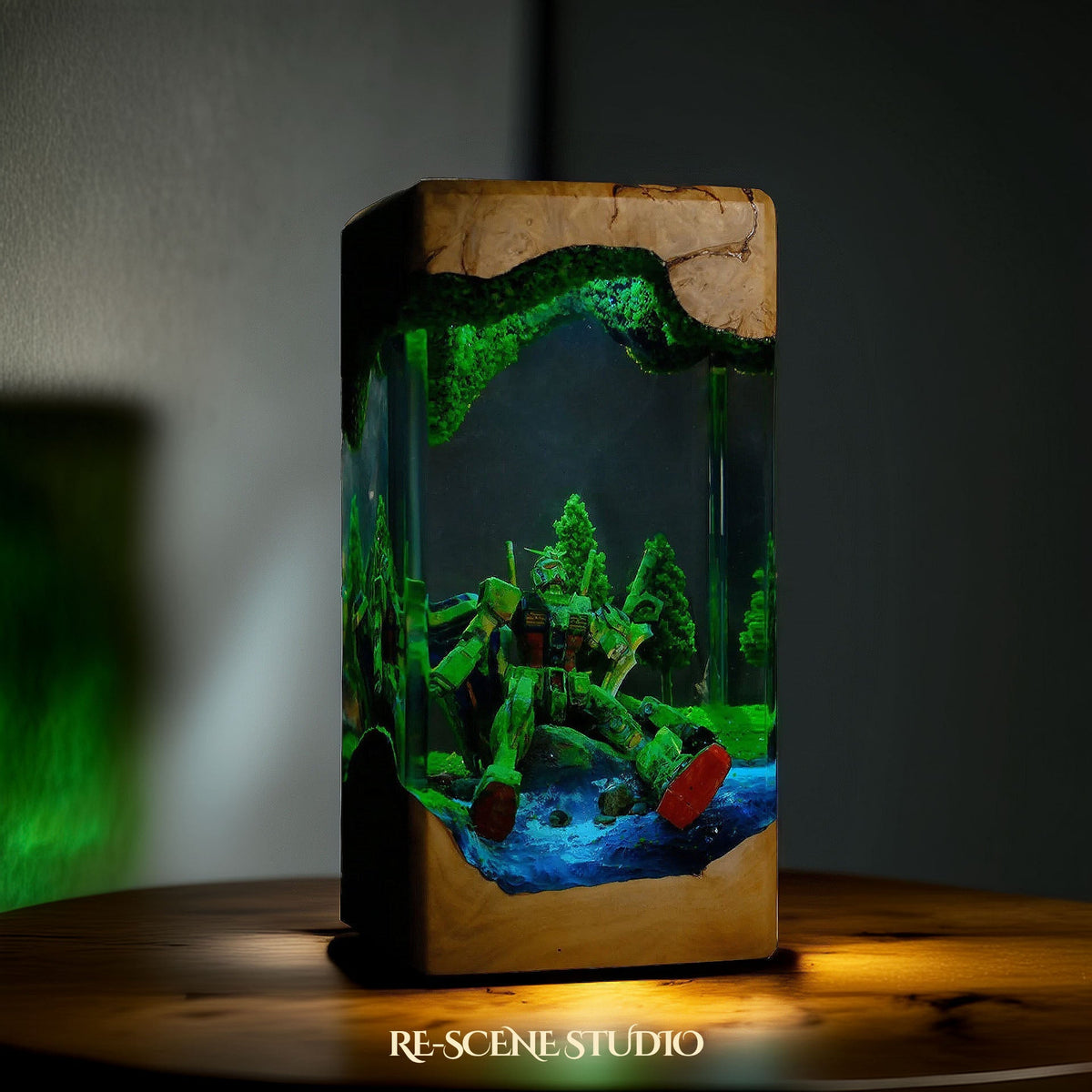 Gundam Aqua Resin Lamp — view 5