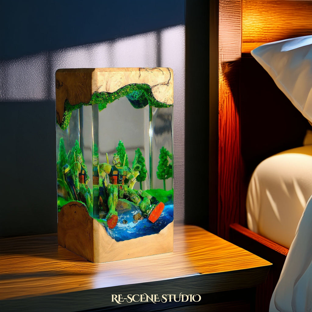 Gundam Aqua Resin Lamp — view 6