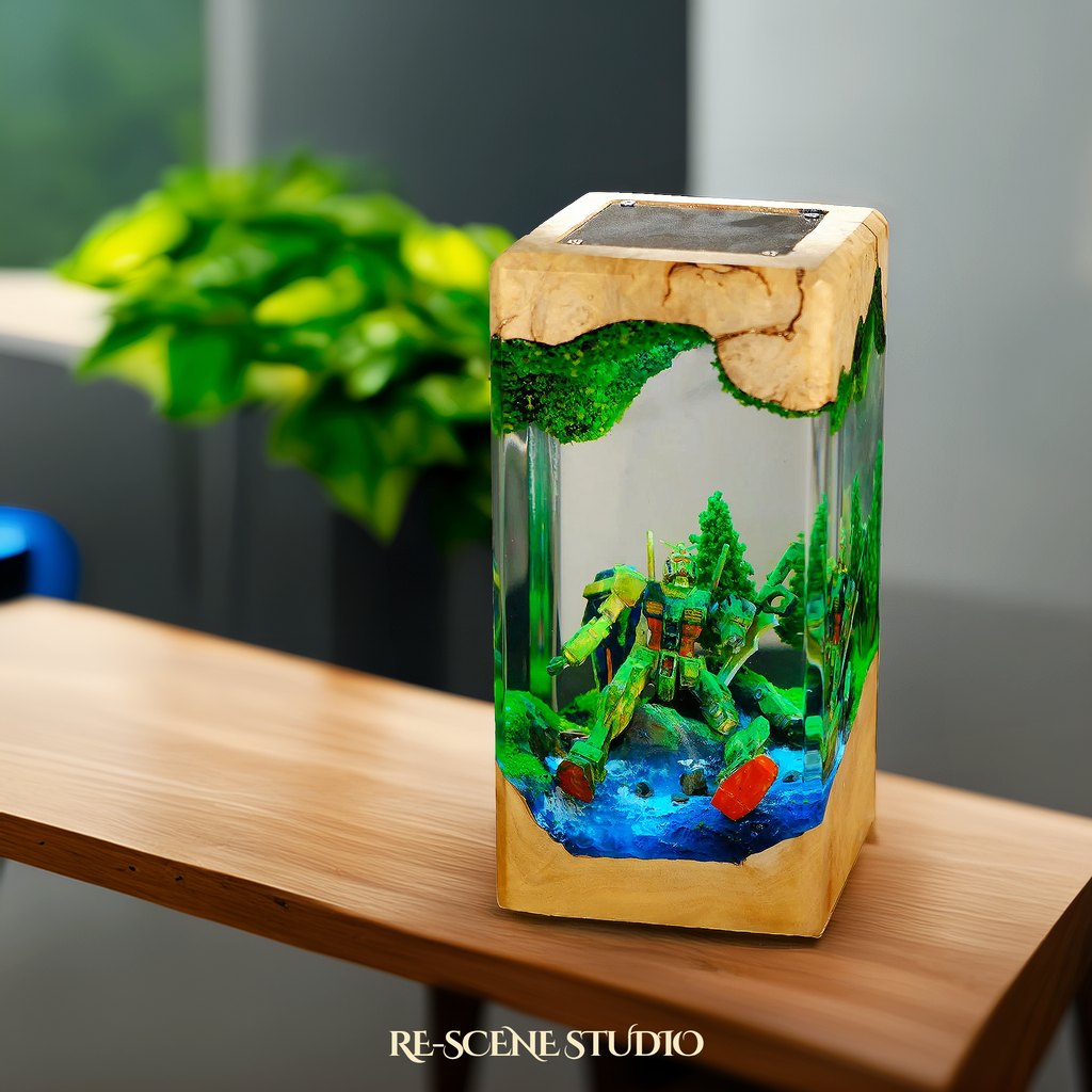 Gundam Aqua Resin Lamp — view 7