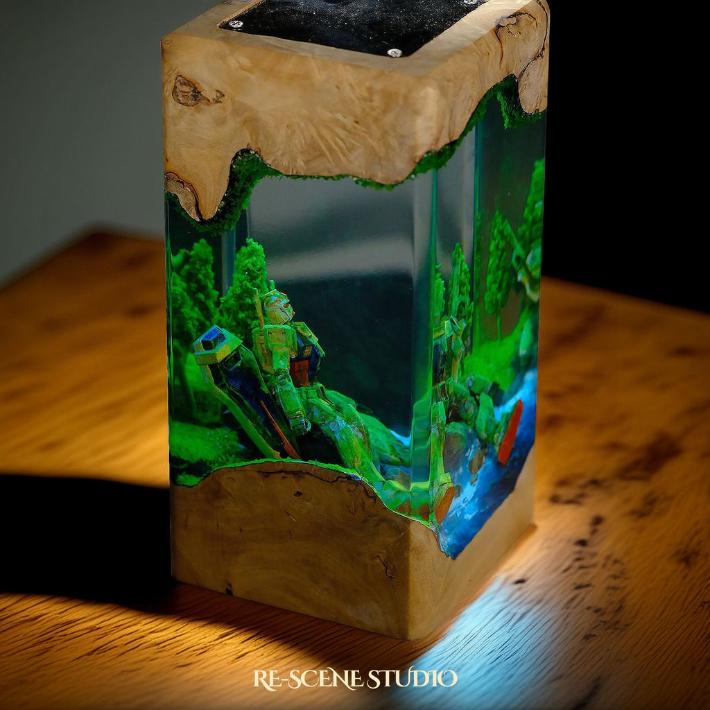 Gundam Aqua Resin Lamp — view 8