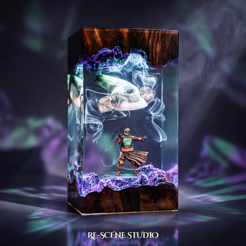 Boba Fett Resin Lamp — view 2