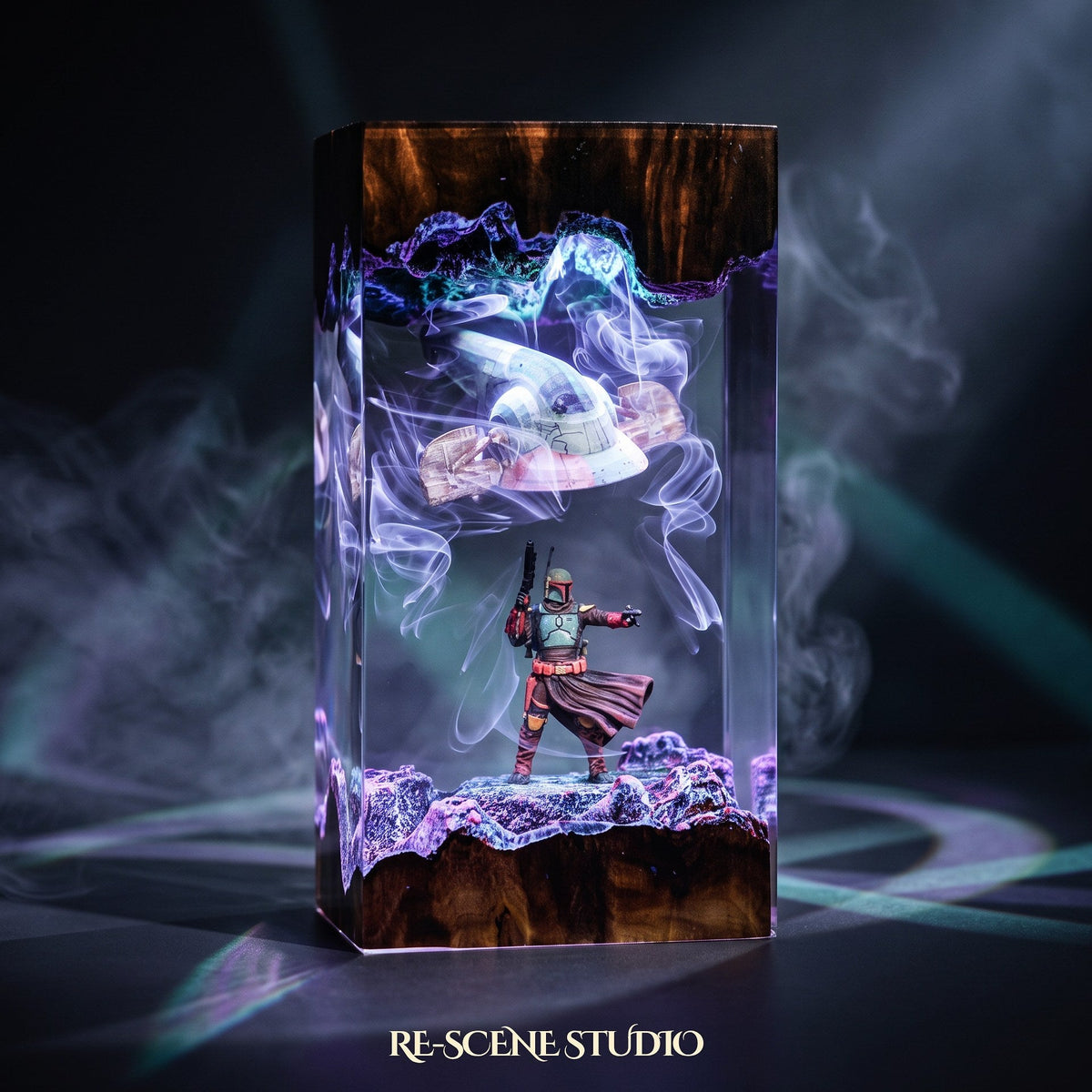 Boba Fett Resin Lamp — view 3