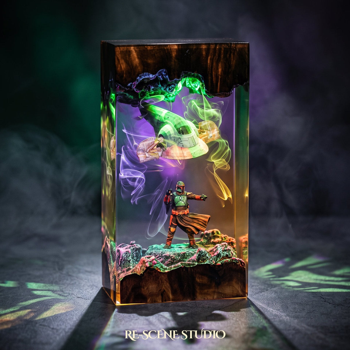 Boba Fett Resin Lamp — view 4