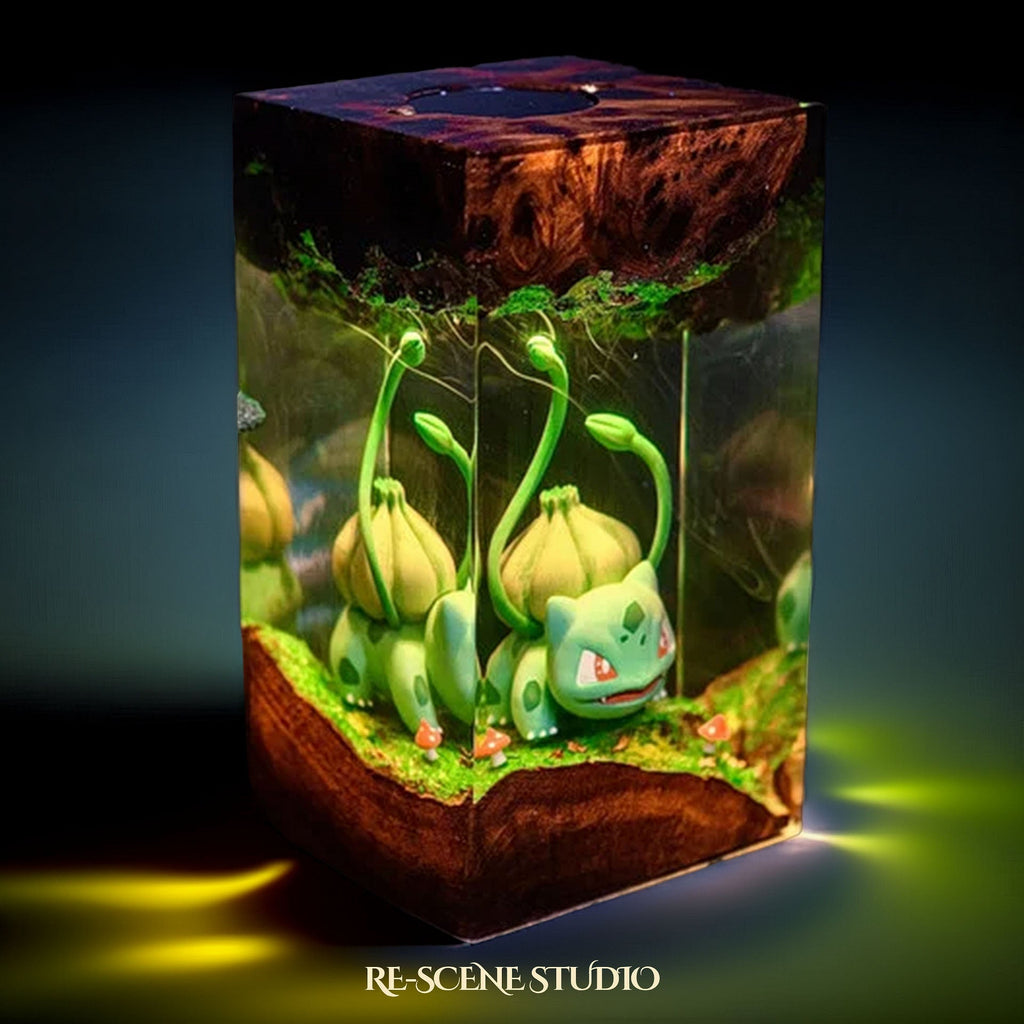 Bulbasaur Resin Lamp — view 3