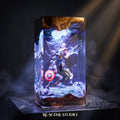 Captain America vs Thanos Resin Lamp