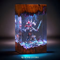Chaos Space Marine Resin Lamp