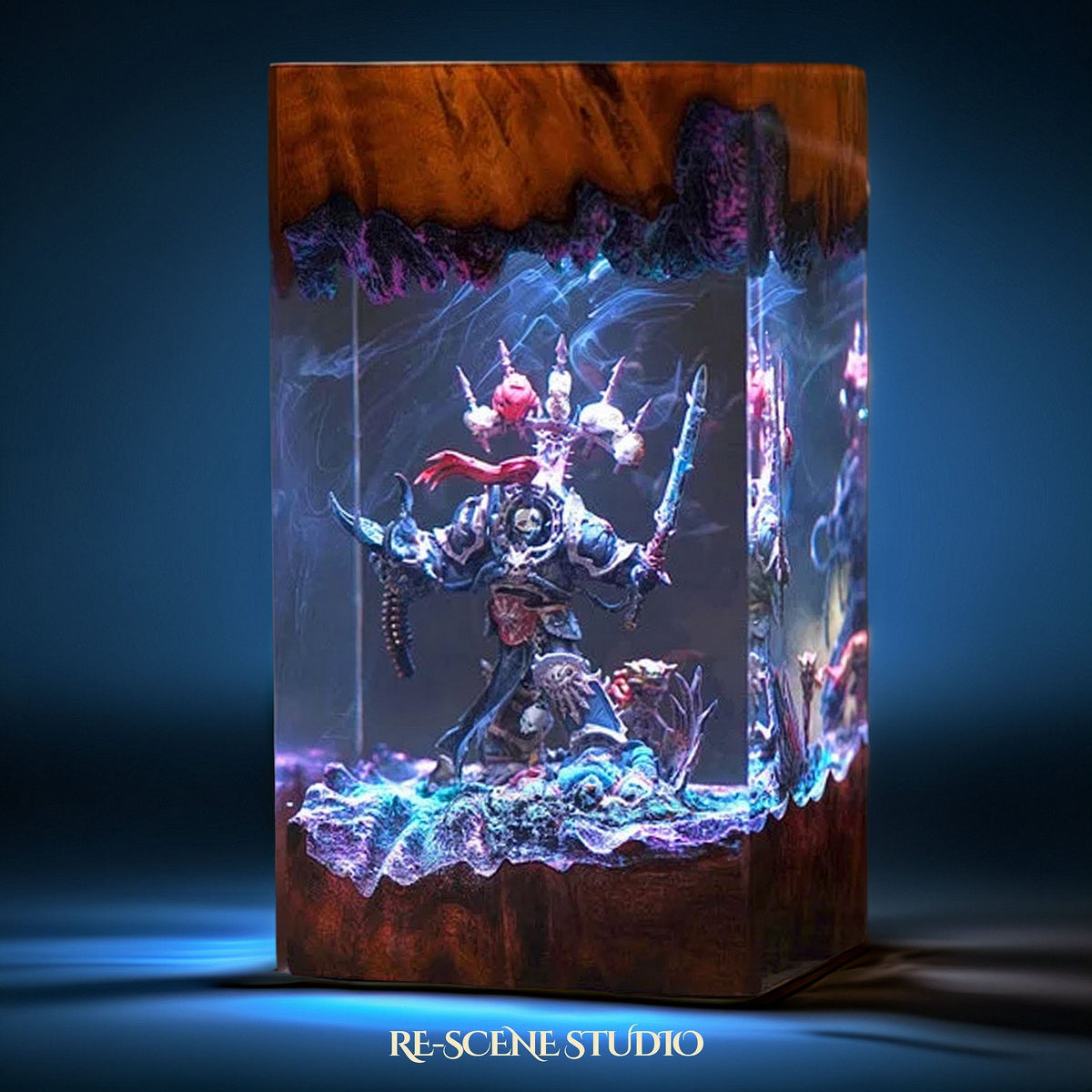 Chaos Space Marine Resin Lamp — view 4