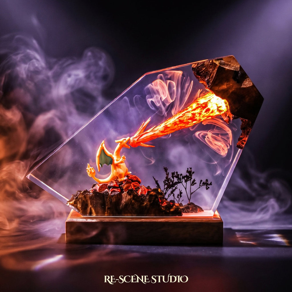 Charizard Resin Lamp V2 — view 3