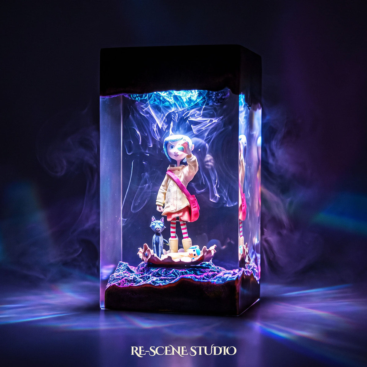Coraline Resin Lamp V2