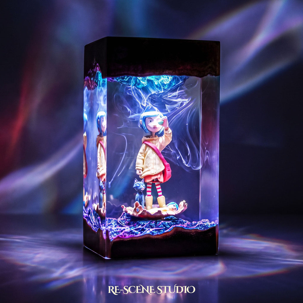 Coraline Resin Lamp V2 — view 2