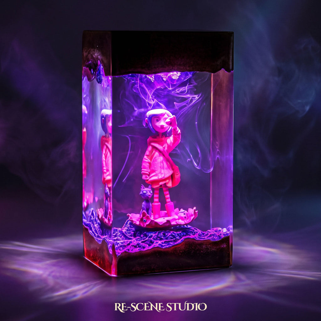 Coraline Resin Lamp V2 — view 3