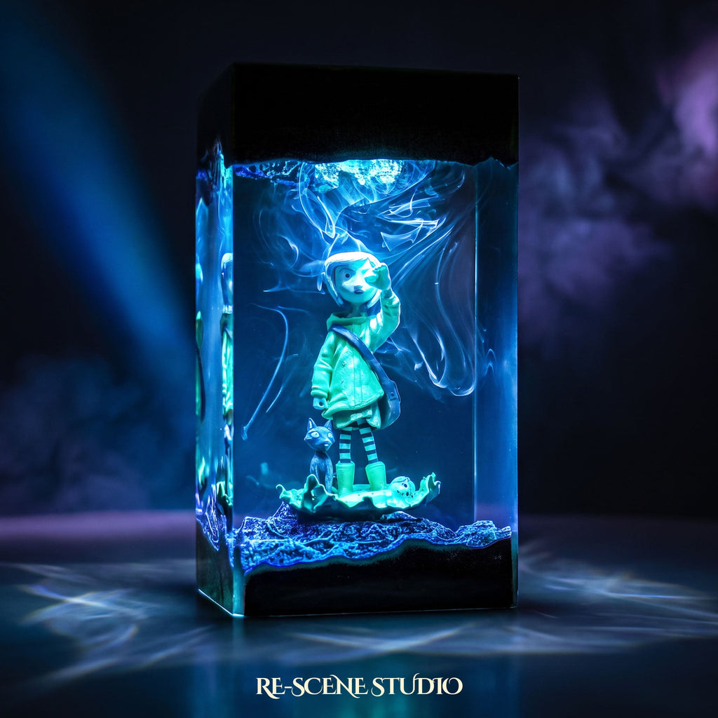 Coraline Resin Lamp V2 — view 4