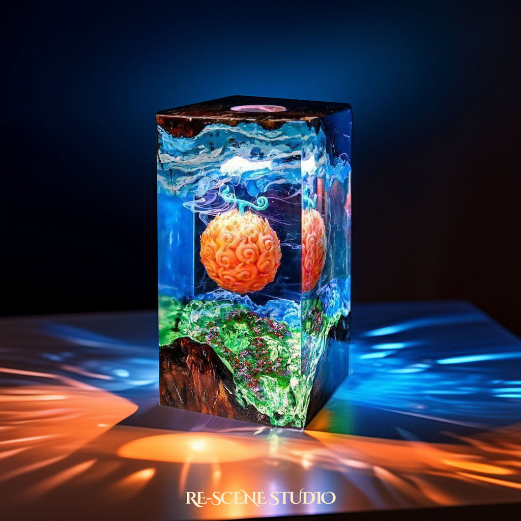 Mera Mera no Mi Resin Lamp — view 2