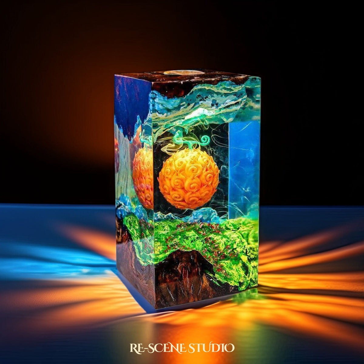 Mera Mera no Mi Resin Lamp — view 3