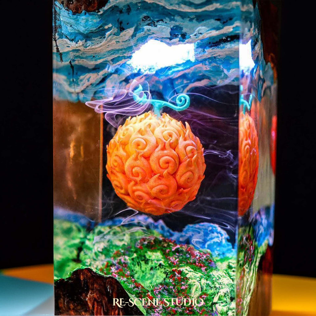 Mera Mera no Mi Resin Lamp — view 6