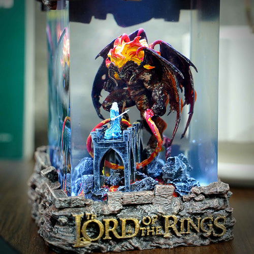 Balrog vs Gandalf Resin Lamp, The Lord of the Rings — view 2