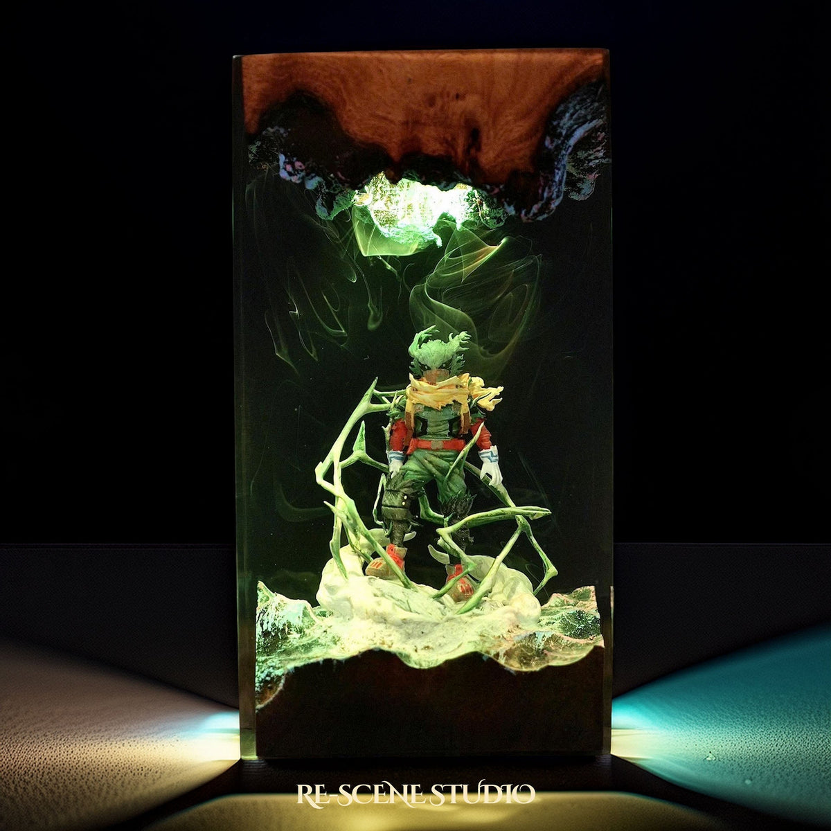 Dark Deku Resin Lamp — view 5