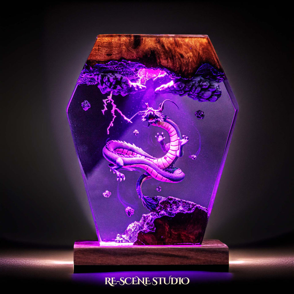 Shenron Resin Lamp — view 2