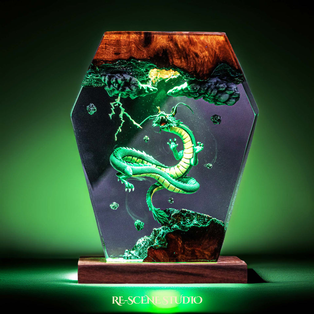 Shenron Resin Lamp — view 3