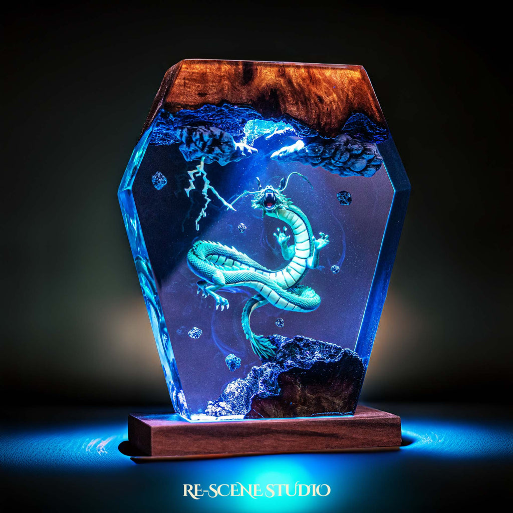 Shenron Resin Lamp — view 4