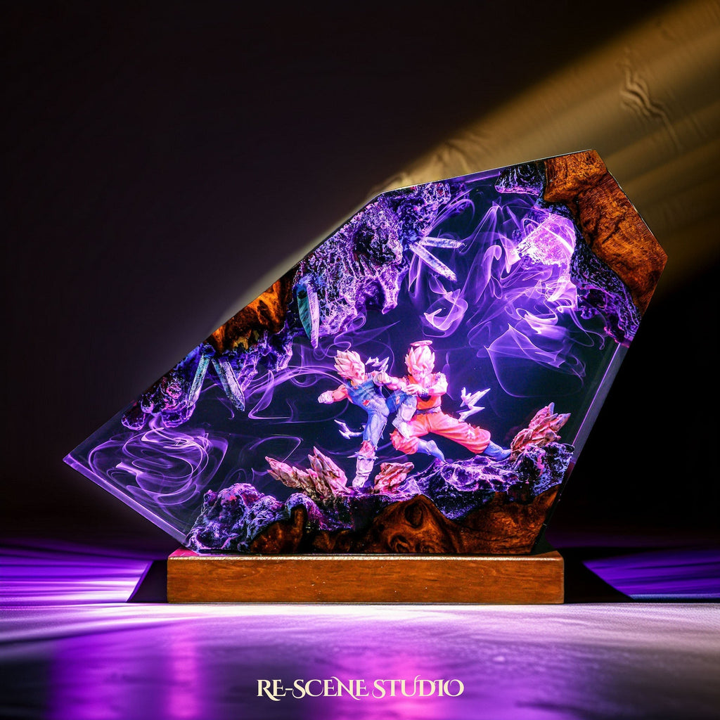 Goku vs Vegeta Resin Lamp V1 — view 3