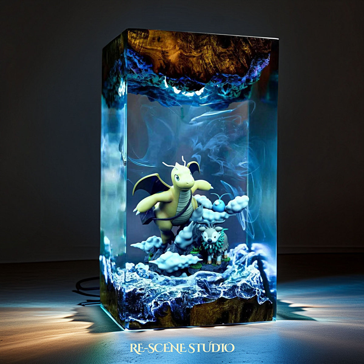 Dragonite Resin Lamp — view 4