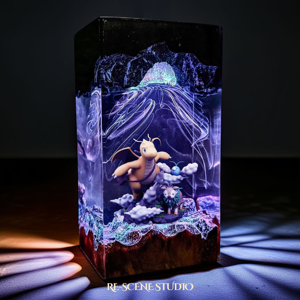 Dragonite Resin Lamp — view 6