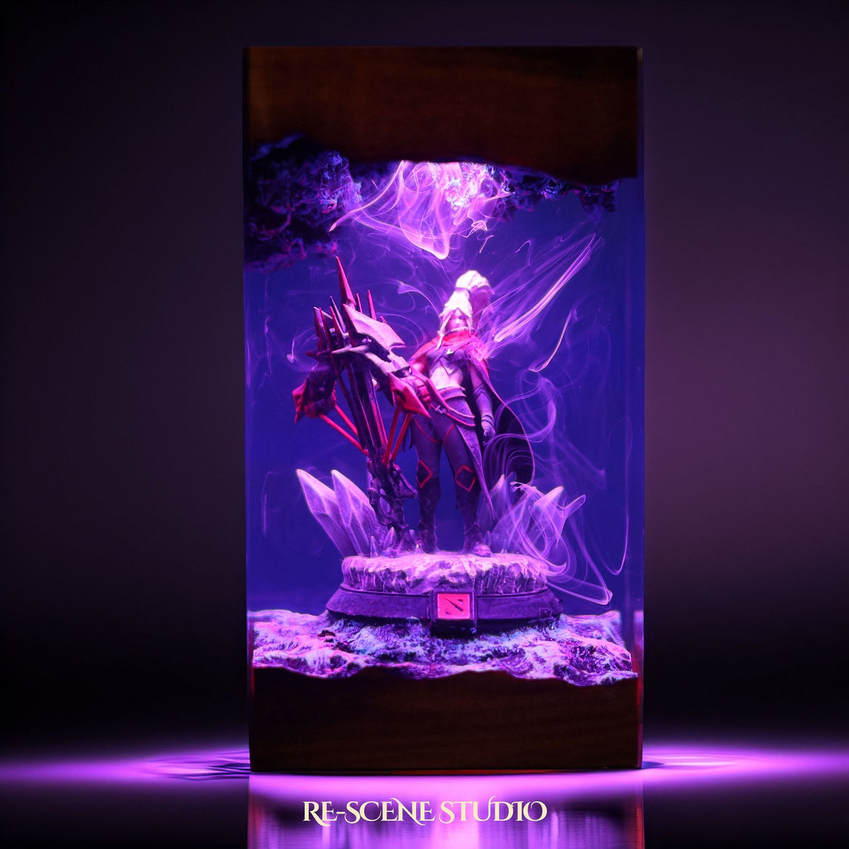 Drow Ranger Resin Lamp — view 2