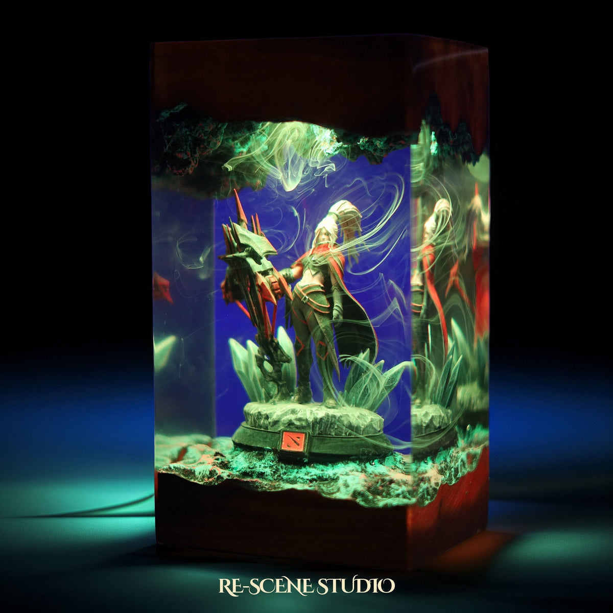 Drow Ranger Resin Lamp — view 5