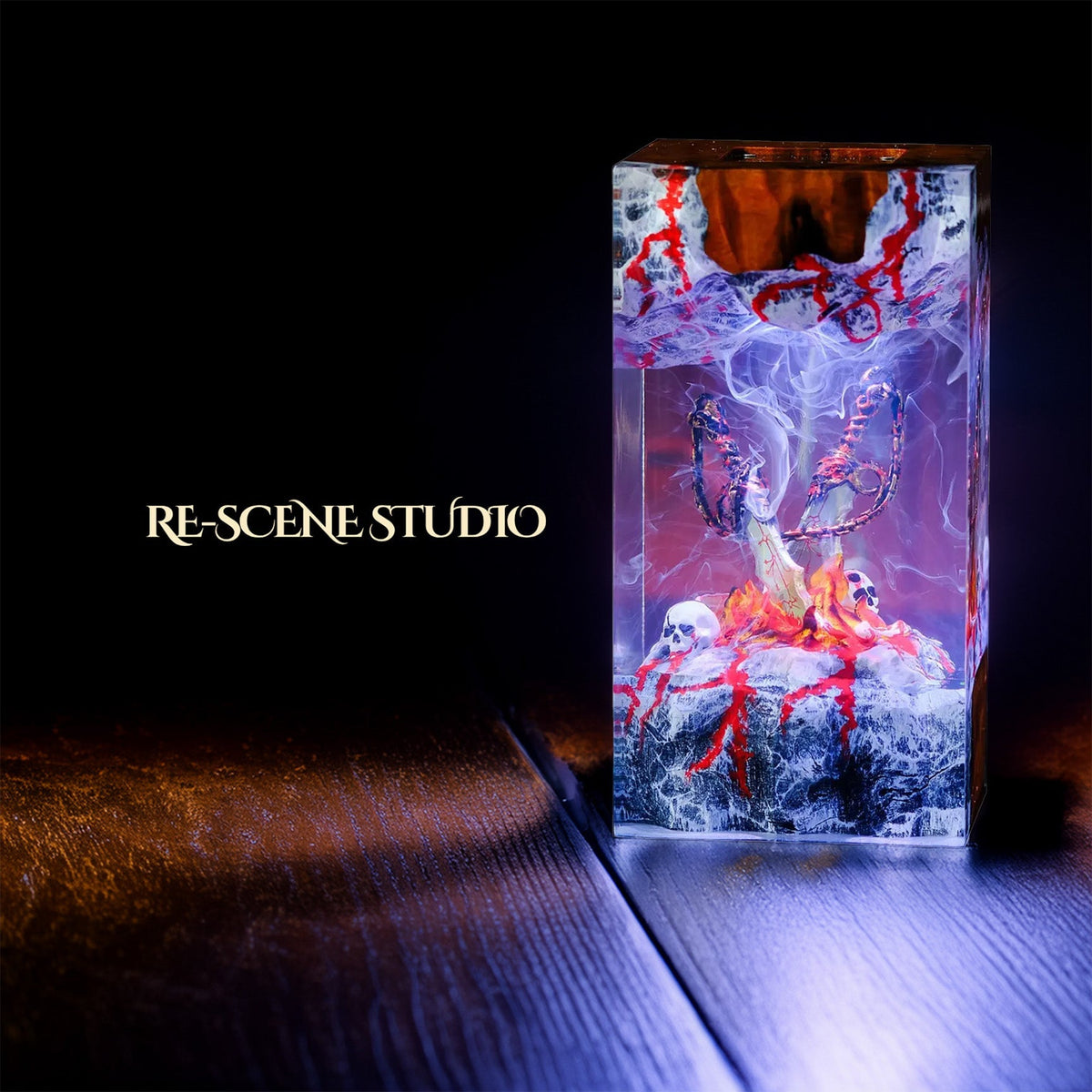 Blades of Chaos Resin Lamp — view 5