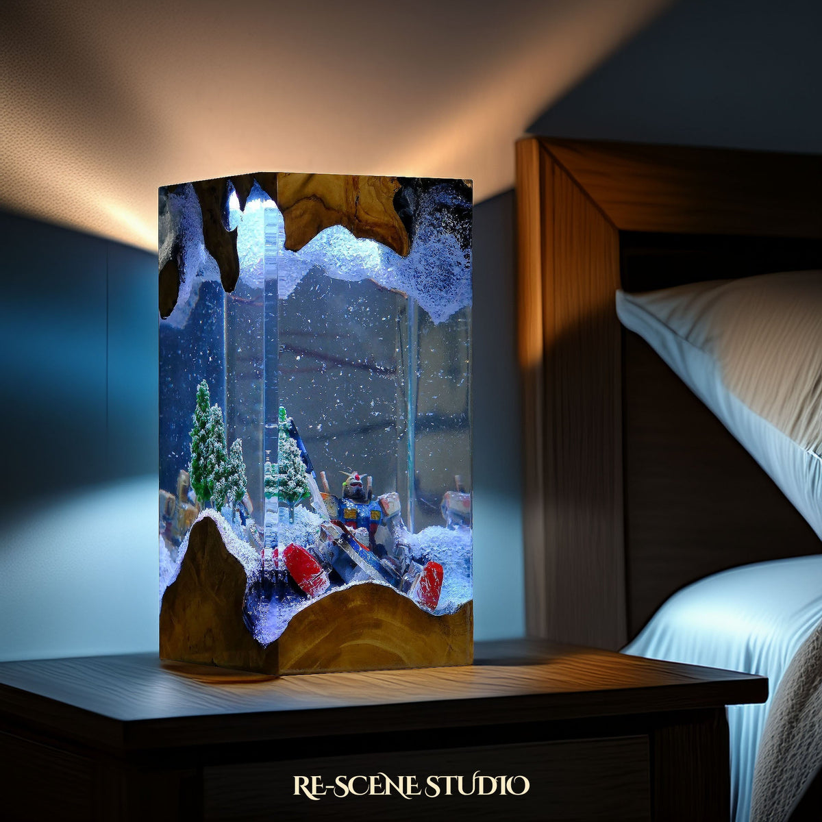 Gundam Snowfield Resin Lamp — view 3